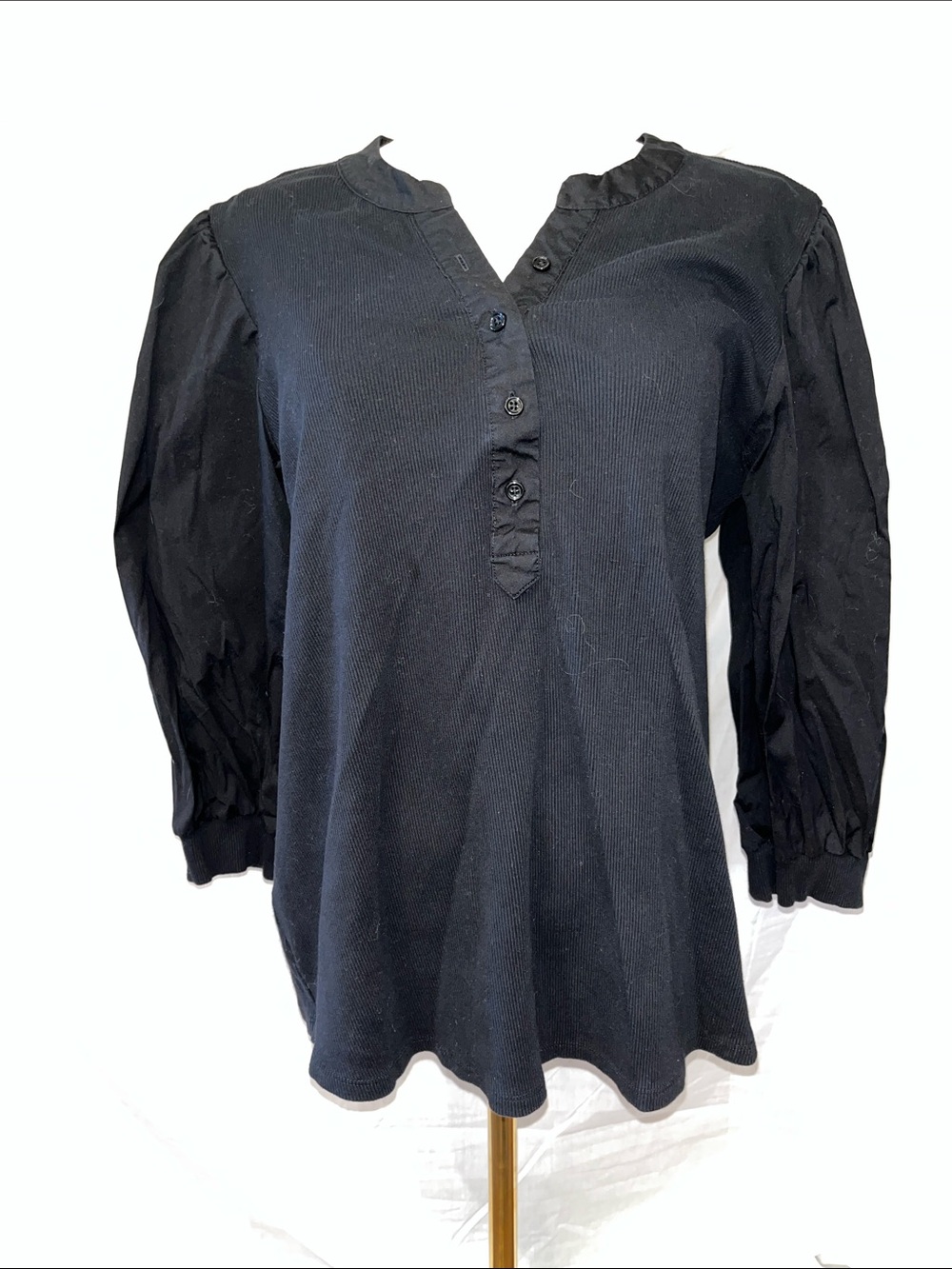 Chico's Black Button-Front Women's Top